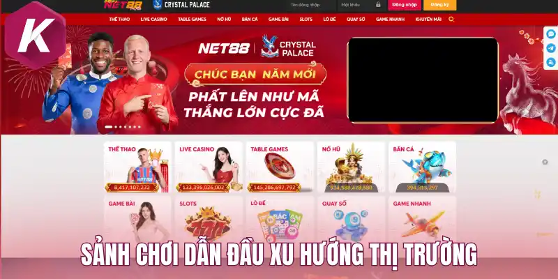 Sảnh chơi dẫn đầu xu hướng thị trường